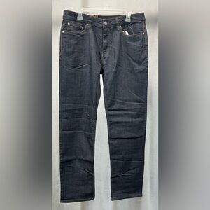 Prana Men's Brider Dark Blue Straight Slim Fit Jeans 34x32